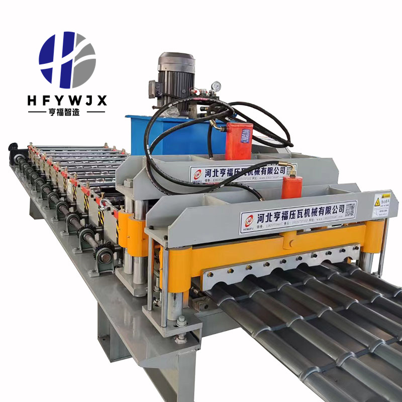 800 imitation resin Glazed roll forming machine